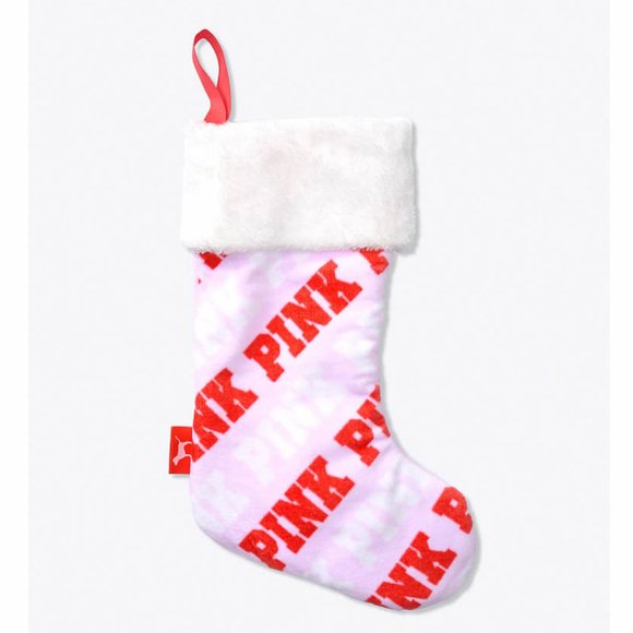PINK Holiday Stocking Christmas - Picture 1 of 1